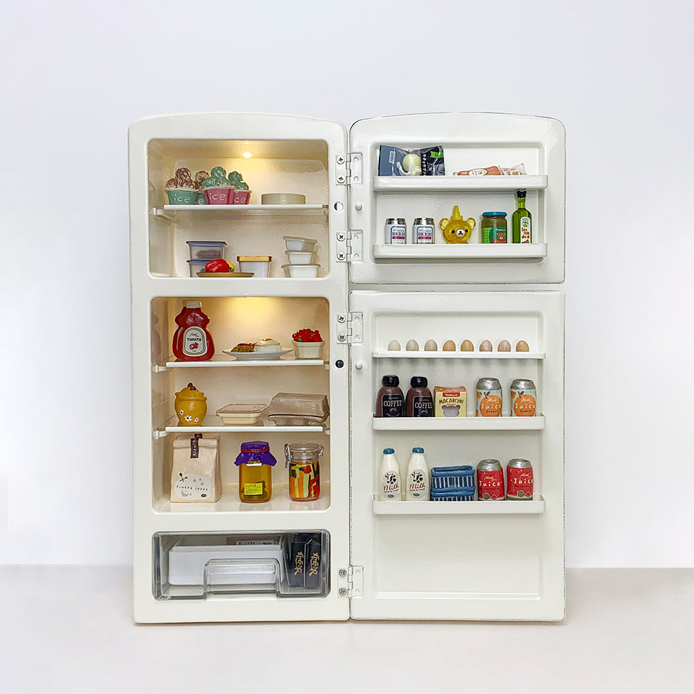 Fridge Food Set 9 Pcs Dollhouse - 1/6 Scale Dollhouse Miniature