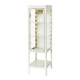 Display Cabinet Dollhouse - White 1/6 Scale Dollhouse Miniature