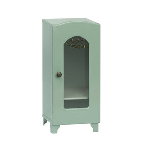 Mini Cabinet Dollhouse - Light Green 1/12 Scale Dollhouse Miniature