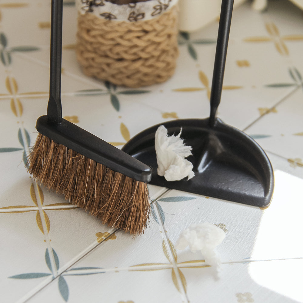 Broom and Dustpan Dollhouse -1/6 Scale Dollhouse Miniature